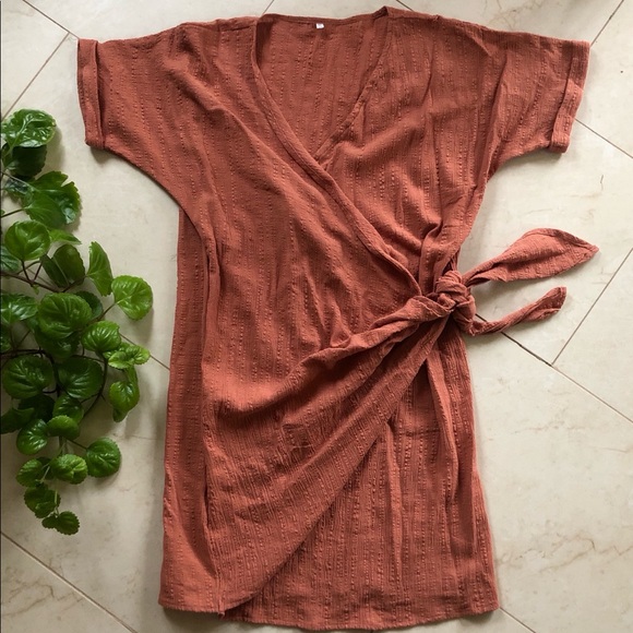 Free People Dresses & Skirts - ✨🍑 Peach Side knot dress
